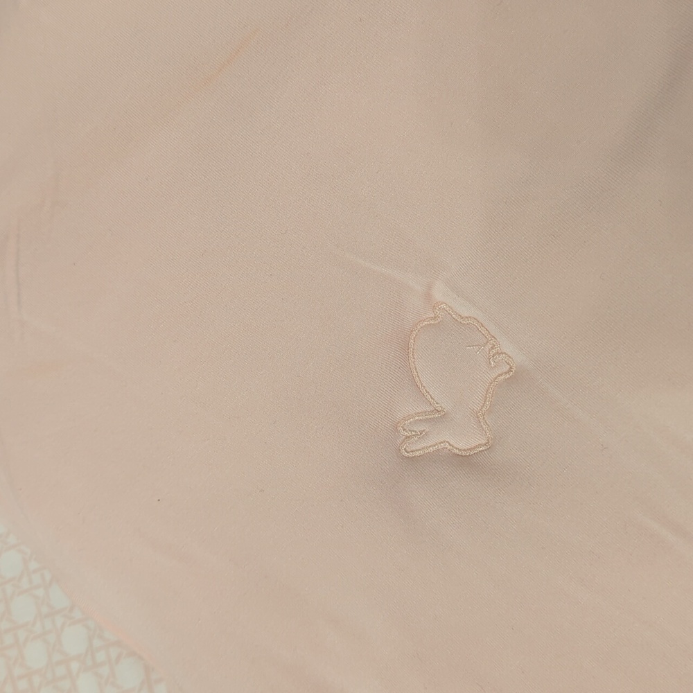Kickee Pants Fluffle Toddler Blanket with Embroidery, Light Pink - Picture 7 of 8